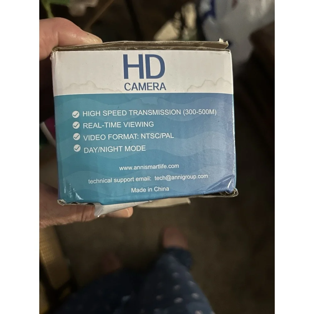Anni HD Security Cameras Set Of 2 Black DC 12V AN-201I